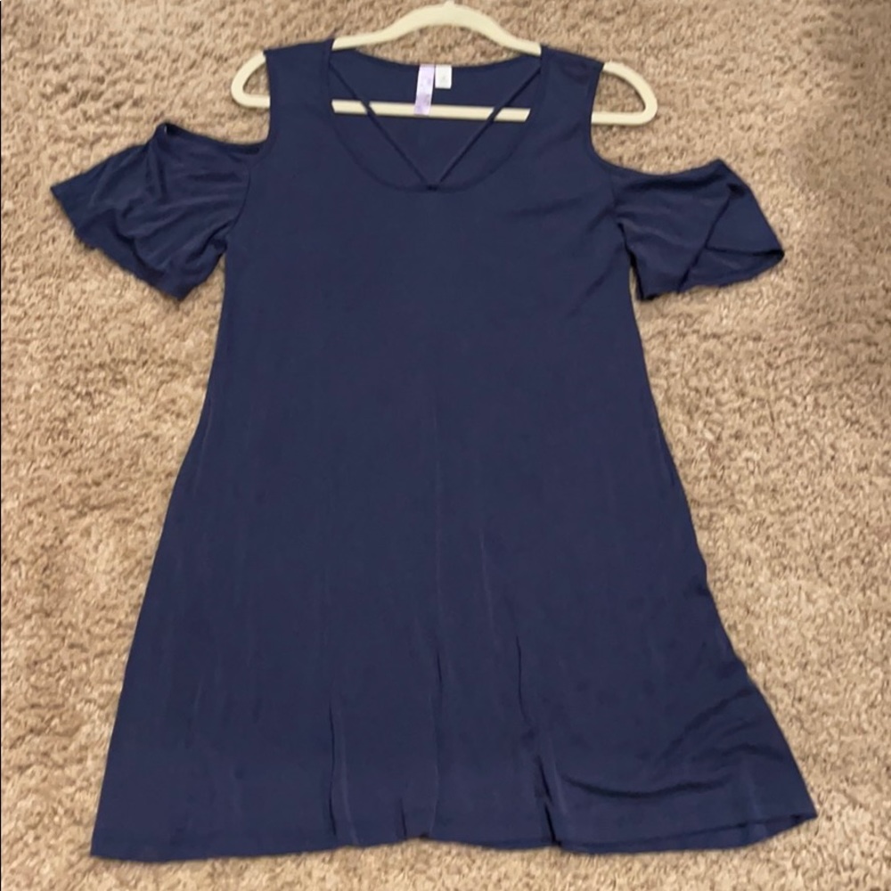 Navy blue dress